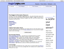 Tablet Screenshot of maggiequigley.com
